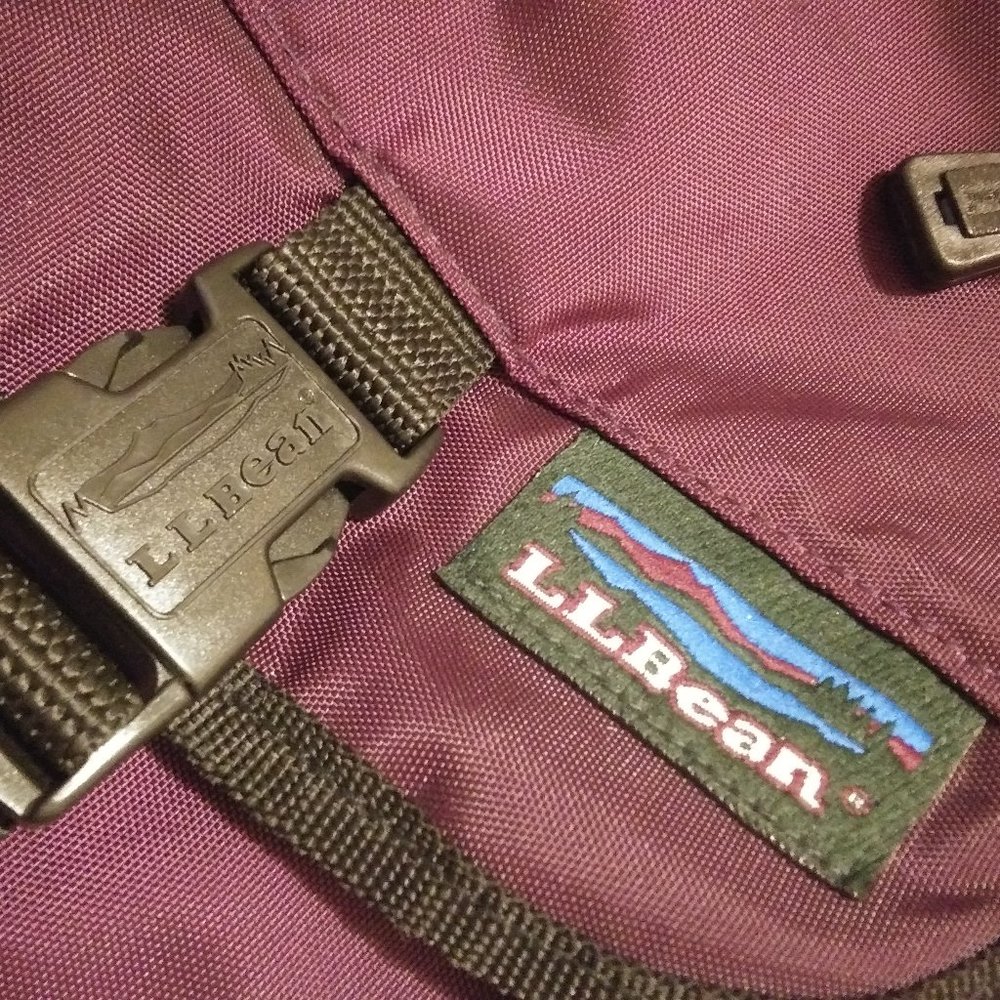 vintage L.L. Bean Messanger Bag purple unisex